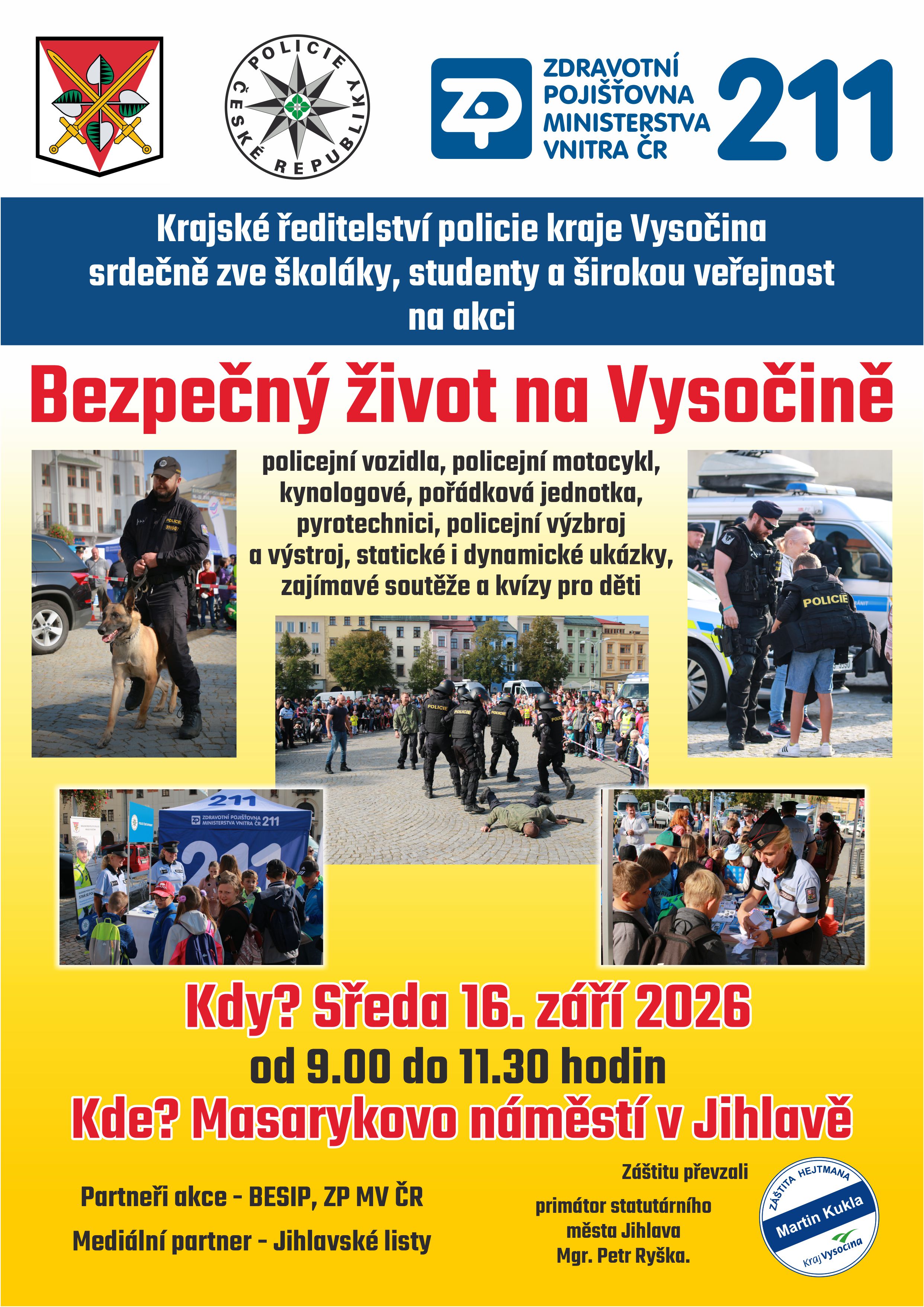Bezpecny zivot na Vysocine 2026