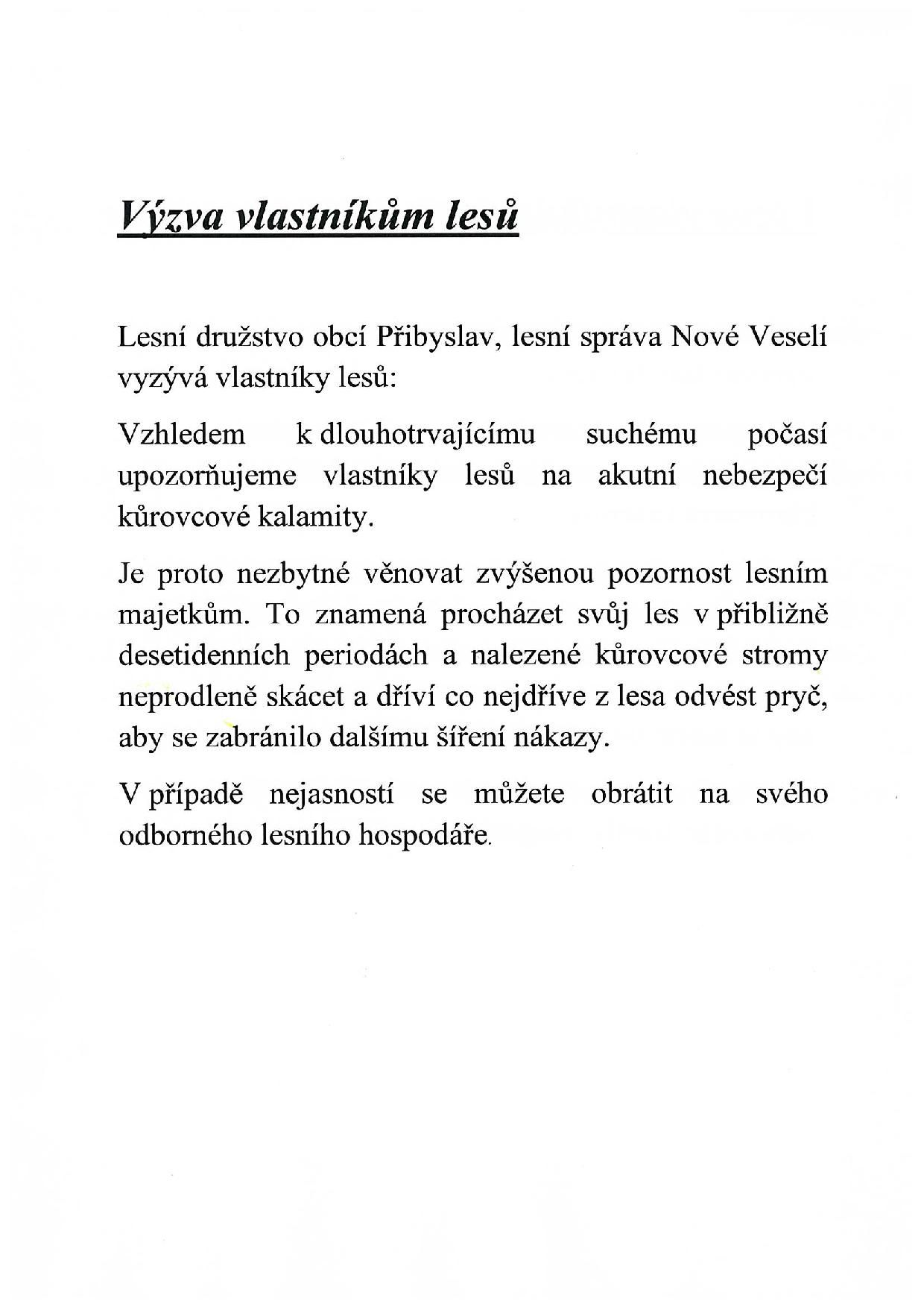 oznameni-vlastnikum lesu-kurovec-2015